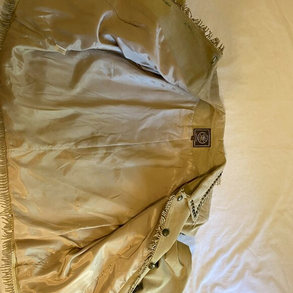 Double D Ranch Western Leather Fringe Jacket - Picture 6 of 9